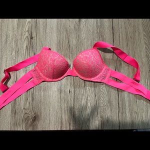 Victoria Secret Hot Pink Push-Up Bra